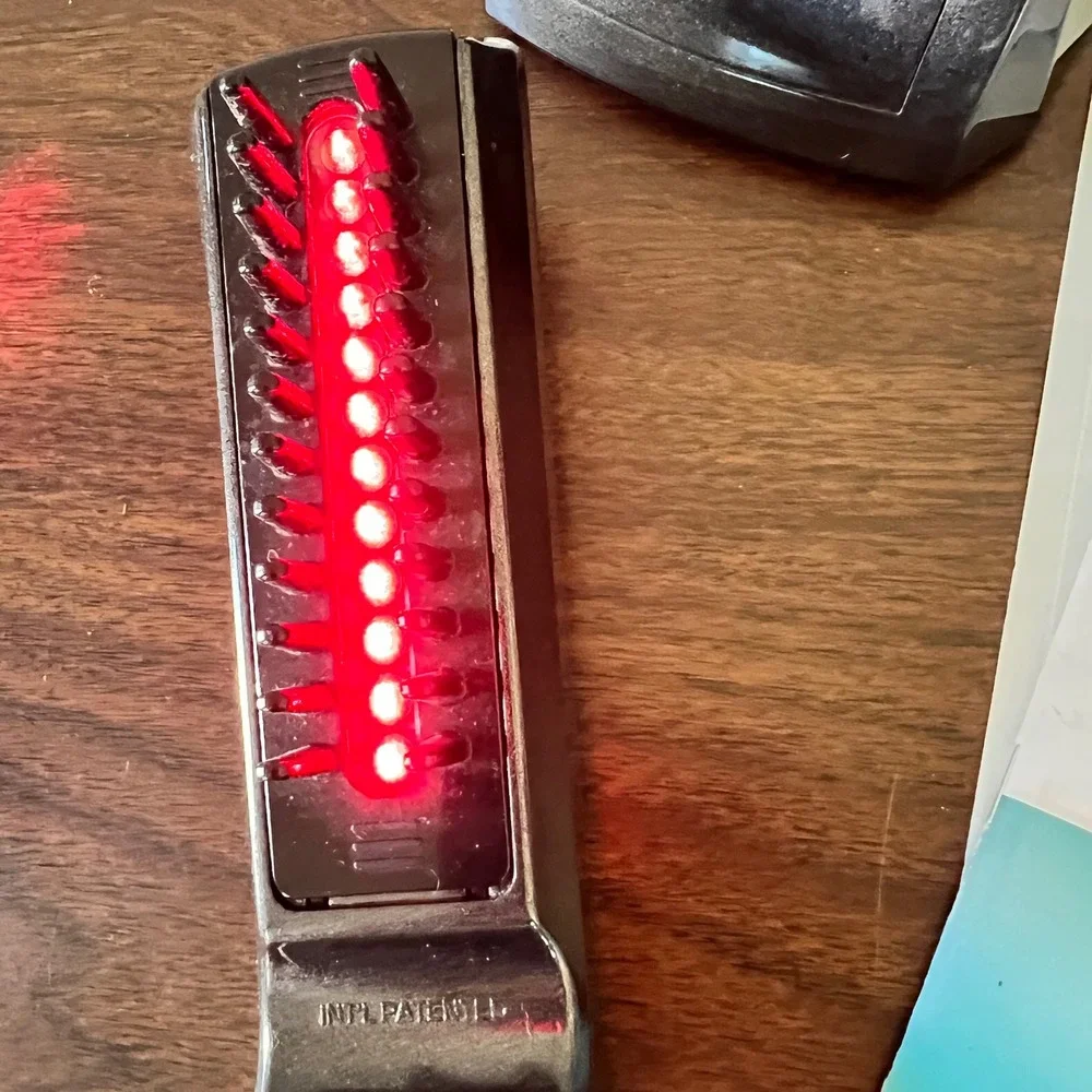 Extreme LaserComb Premium Hair Regrowth System LLLT Red Light Therapy Grey